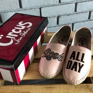 BNWT Circus “Rose All Day” Espadrilles Sz 9.5